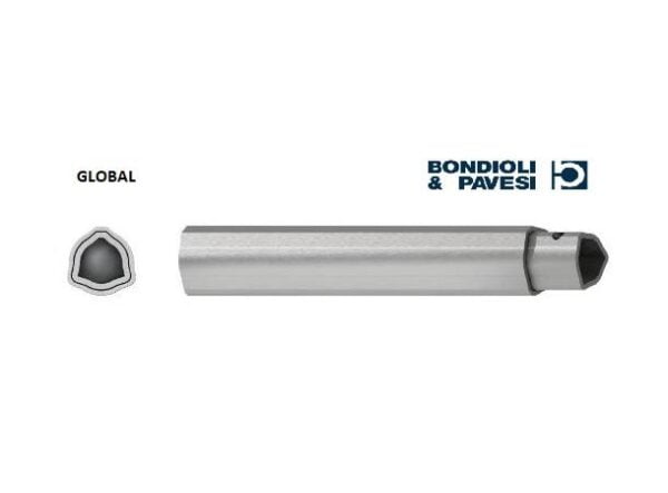 Bondioli & Pavesi PROFILRØR G1 Ø26,5x4,0mm. 1,0M