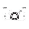 Bondioli & Pavesi PROFILRØR G2 Ø36,0x3,2mm. 1,5M