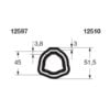 Bondioli & Pavesi PROFILRØR G5 Ø51,5x3,0mm. 1,5M