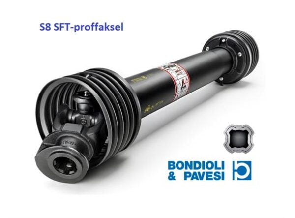 Bondioli & Pavesi S8 SFT AKSEL m/LB 3600Nm 1 3/4"-Z6