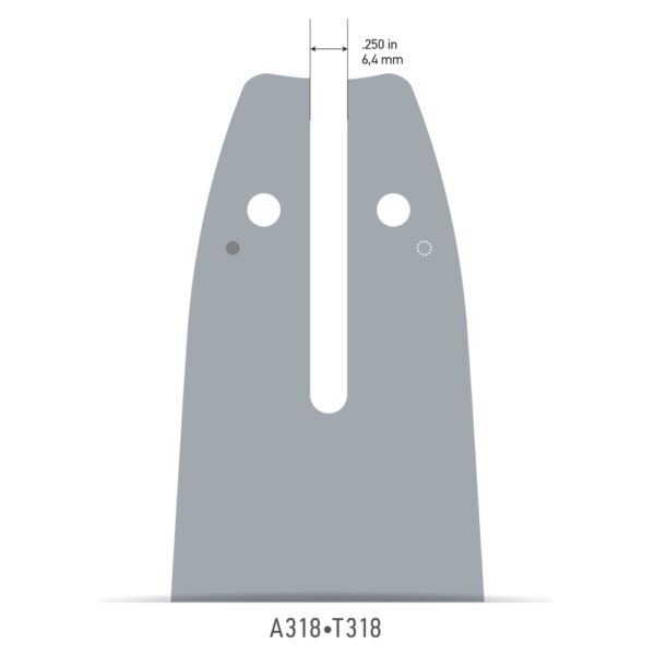 Oregon Sverd 3/8" Low Profile™ - 1.3 mm - 54DL - 16" - A318 - AdvanceCut™ - 160SXEA318