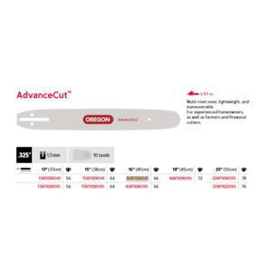 Oregon Sverd .325" - 1.5 mm - 66DL - 16" - K041 - AdvanceCut™ - 168PXBK041