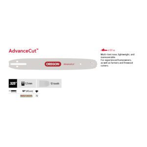 Oregon Sverd .325" - 1.5 mm - 72DL - 18" - K095 - AdvanceCut™ - 188SFGK095