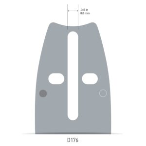 Oregon Sverd 3/8" - 1.3 mm - 81DL - 24" - D176 - PowerCut™ - 240RNDD176