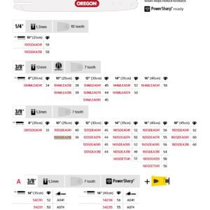 Oregon Sverd 3/8" Low Profile™ - 1.3 mm - 39DL - 10" - A218 - Single Rivet - 100SDEA218
