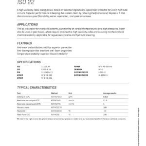 CHAMPION HYDRO HV ISO 22 - Hydraulikkolje - 205 liter