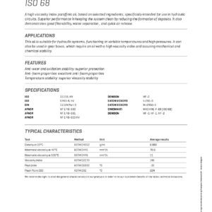 CHAMPION HYDRO HV ISO 68 - Hydraulikkolje - 205 liter