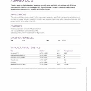 CHAMPION LIFE EXTENSION 75W90 GL 5 - Girolje - 1 liter