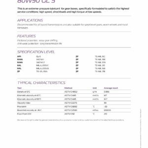 CHAMPION LIFE EXTENSION 80W90 GL5 - Girolje - 20 liter