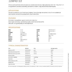 CHAMPION OEM SPECIFIC 10W40 S3 - Motorolje - 20 liter