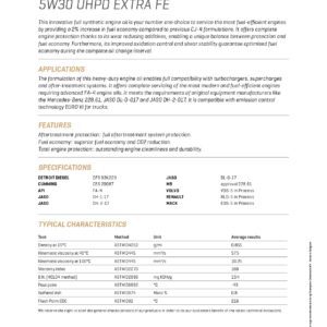 CHAMPION OEM SPECIFIC 5W30 UHPD EXTRA FE+ Motorolje - 20 liter