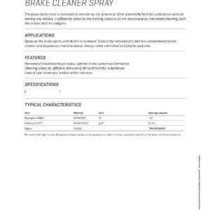 CHAMPION PRORACING GP BRAKE CLEANER - 0.5 liter