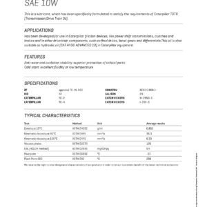 CHAMPION TDTO SAE 10W - Girolje - 20 liter
