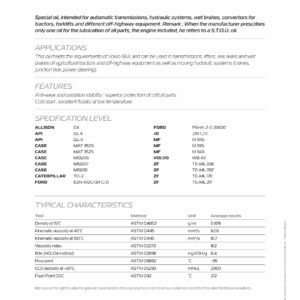 CHAMPION U.T.T. OIL 170 BM - Girolje - Hydraulikkolje - Multi - 20 liter