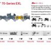 Oregon Sagkjede 3/8″ - 1.6 mm - 114DL - 75EXL - PowerCut™ - 75EXL114E