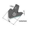 Gåsefotskjær - DURAFACE - 150x4 mm - Maschio / Gaspardo