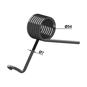 Fjær til Lukestjerne Høyre - John Deere