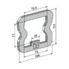 Beslag 111x6x106 mm - Köckerling, Köckerling Allrounder