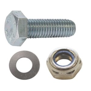 Bolt med låsemutter og Skive - M8x1,25x25mm