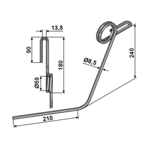 Etterharvetind - 240x8,5 mm - Kuhn
