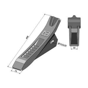 Spiss - 408x72 mm - Alpego