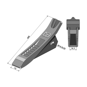 Spiss - 408x72 mm - Alpego