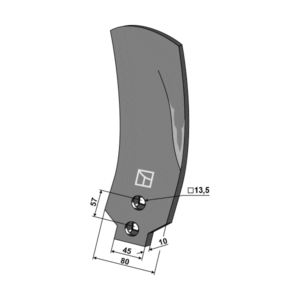 Ledeplate - Venstre - mm - Alpego, Siptec