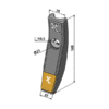 Spiss - Hardmetall - 149x25 mm