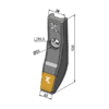 Spiss - Hardmetall - 135x25 mm