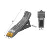 Spiss - Hardmetall - 367x72 mm - Alpego