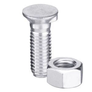 Plogbolt med Mutter - 8.8 - M10x1,5x100mm