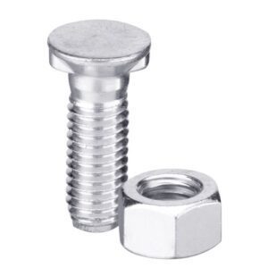 Plogbolt med Mutter - 8.8 - M14x2x70mm