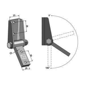 Monteringbrakett Justerbar