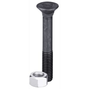 Plogbolt med Mutter - 8.8 - M16x2x100mm