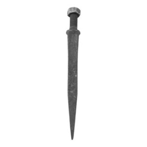 Harvetand "Star" Herdet - rett - 180mm