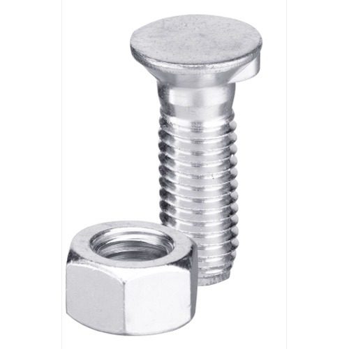 Plogbolt med Mutter - 8.8 - M16x2x35mm