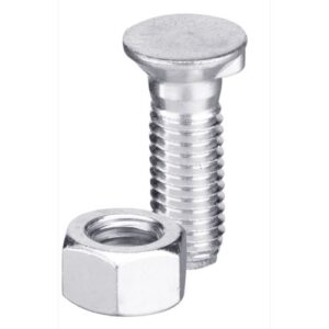 Plogbolt med Mutter - 8.8 - M16x2x75mm