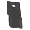 Slagstål - 220x80x10mm - Venstre - Humus