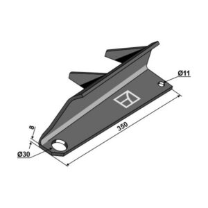 Spredevinge - Venstre - 350x8 mm - Bergmann