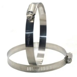 Vare: Slangeklemme Rustfri 178 mm, Slangeklemme Maks Ø: 178, Slangeklemme Bredde: 12, Slangeklemme Farge: Rustfri,