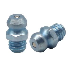 Vare: Smørenippel M6 - 180°, Smørenippel Gjenger: M6x1, Smørenippel Grader: 180°, Smørenippel Farge: El-Zink,