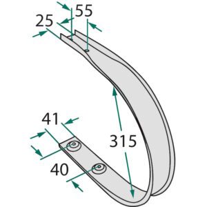 U-Pick-up bøyle til Deutz-Fahr - ViconPZ - Taarup