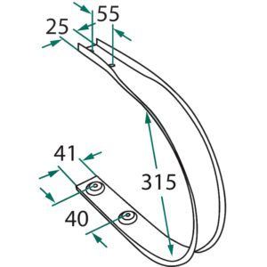 U-Pick-up bøyle til Deutz-Fahr - ViconPZ - Taarup