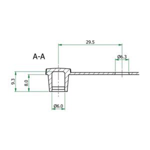 Hette til Smørenippel - Rød