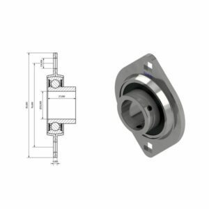 Flenslager - 25x95 mm - DR023487 - Varenummer: DR023487