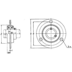 Flenslager SBPF - - SBPF205 - Varenummer: 7777SBPF205