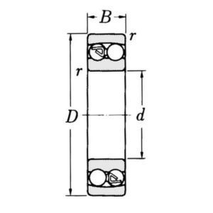 Gopart Selvjusterende Kulelager - 30x62x20 mm - 22062RSGP - Varenummer: 22062RSGP