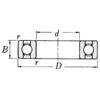 Gopart Sporkulelager Z-ZZ CN - 25x52x15 mm - 6205ZGP - Varenummer: 6205ZGP