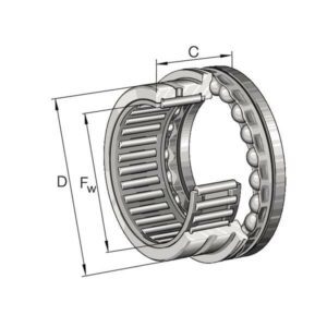 INA/FAG NKX30B Needle- axial ball bearing, Varenummer NKX30B
