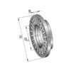 INA/FAG AXW30 Axial needle bearing AWX, Varenummer AXW30